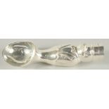 A SILVER PLATED PENGUIN ICE CREAM SCOOP. 7ins long.