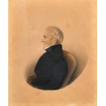 Circle of George Hayter, A bust length portrait of a gentleman seated (possibly the Duke of