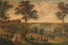 Luke Sullivan (1705 1771), 'View of Oatlands in Surry, the Seat of the Rt Honourable the Earl of