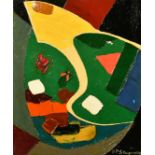 Jean Pierre Stagnaro (circa 1968), an abstract composition, oil on canvas, signed, inscribed
