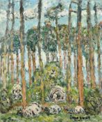 Georges Bousquet (1904-1976) French, 'Coin de Foret de Bleau, Pres de Sorques', oil on canvas,