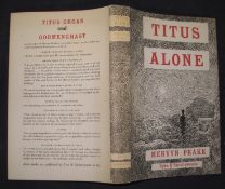 PEAKE (Mervyn) Titus Alone, Eyre & Spottiswoode, 1959, d.w., 1st Edition.