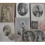 [PRINTS] small group of 18th c. prints, unframed, after Thomas Stothard & others.