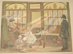 LUCAS (E.V.) The Book of Shops. Illustrated by F.D. Bedford. oblong folio, 24 full page col.