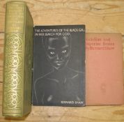 SHAW (Bernard) The Adventures of the Black Girl in Search of God, 8vo, illus. by John Farleigh,