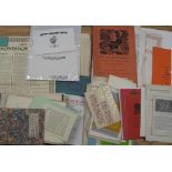 PRIVATE PRESS & other prospectuses, Nonesuch Press, etc., various formats, approx. 180 pieces (Q).
