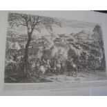 CULLODEN, Battle of, 1746, a restrike of the Laurie & Whittle print of 1797, 18.5 x 24 inches,