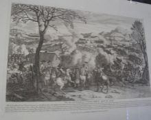 CULLODEN, Battle of, 1746, a restrike of the Laurie & Whittle print of 1797, 18.5 x 24 inches,