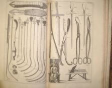 JAMES (R.) A Medical Dictionary, 2 vols only of 3 (i.e. vols 2 & 3), folio, 28 plates on 14 double-