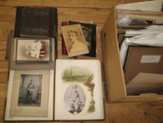 [PHOTOGRAPHS] collection of portraits, album, etc., Carwithen family (Devon) & Llewellyn family (