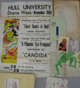 HULL UNIVERSITY POSTER ca. 1960, for 