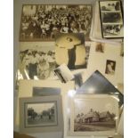 PHOTOGRAPHS: box of miscellaneous large format photos, 19th & 20th cent.