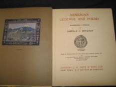BOYAJIAN (Zabelle) illustrator: Armenian Legends & Poems, 12 tipped in colour plates, London,
