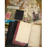 EPHEMERA, blank ledgers, ex-libris bookplates, etc. (Q).