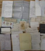 ANGUS FAMILY, a small archive of mostly later 19th c. manuscript material, largely letters home from