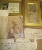 PRINCE ARTHUR (1850 - 1942), Duke of Connaught & Strathearn, a signed cabinet photograph, 1899 (