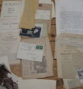 ARCHITECTURE / WALES] a small archive of material relating to the building of the church at PENYFAI,