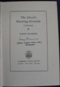 [OCCULT FICTION] BLAMIRES (H.) The Devil's Hunting Ground, 8vo, clo., d.w. (piece from top of