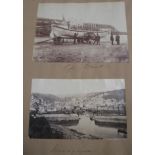 [CORNWALL PHOTOGRAPH ALBUM] 4to album (upr. cvr. off) with 3 loose portraits etc. (with provenance