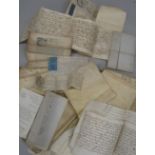 DEEDS, INDENTURES, etc., incl. an 1810 Freedom of London vellum made out to Stephen Munday, Butcher;