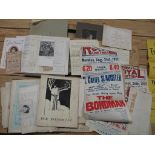 [THEATRE / ACTING] personal archive of "Susie" Claughton (i.e., later Mrs Susan Berrisford) incl.