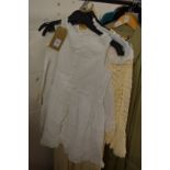 Christening gowns and other items.