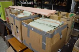 A large quantity of curtains, pelmets, etc.