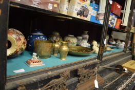 A collection of Chinese porcelain and other items.