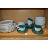 A quantity of Denby Green Wheat china.