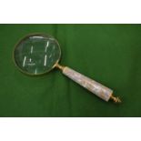 A magnifying glass.