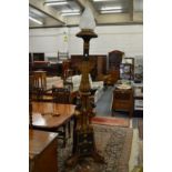 A pair of large and impressive Empire style floor standing lamps 250cm high.