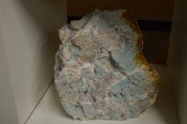 A large piece of quartz style rock specimen.