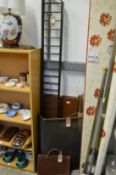 Ladderax shelving system and other items.