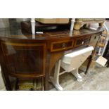 A Georgian style mahogany sideboard.