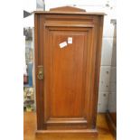 A walnut pot cupboard.