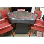 Footballing Interest, The Wayne Bridge poker table, an octagonal shaped poker table with