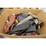 A box of Gentleman's ties etc.