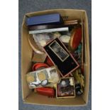 Miscellaneous collectables to include snuff boxes, inkwells etc.