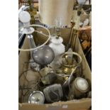 Various lamps and lighting etc.
