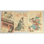 YOSHIFUJI UTAGAWA (1828-1887), SADAFUSA UTAGAWA (ACTIVE MID 19TH CENTURY), YOSHITORA UTAGAWA (1836-
