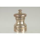 A SILVER MAPPIN AND WEBB PEPPER MILL.