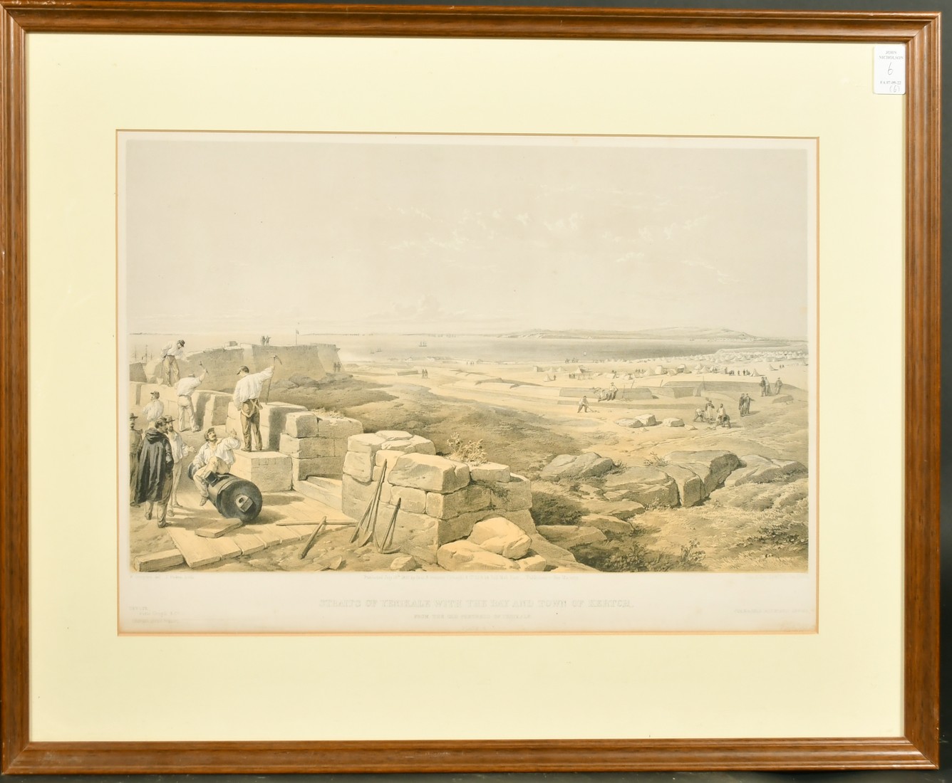 After William Simpson (1823-1899), a set of six lithographs from 'Seat of War in the East', - Image 6 of 7