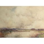Adam Edwin Proctor (1864-1913) British, a moorland landscape, watercolour, signed and dated 1912,