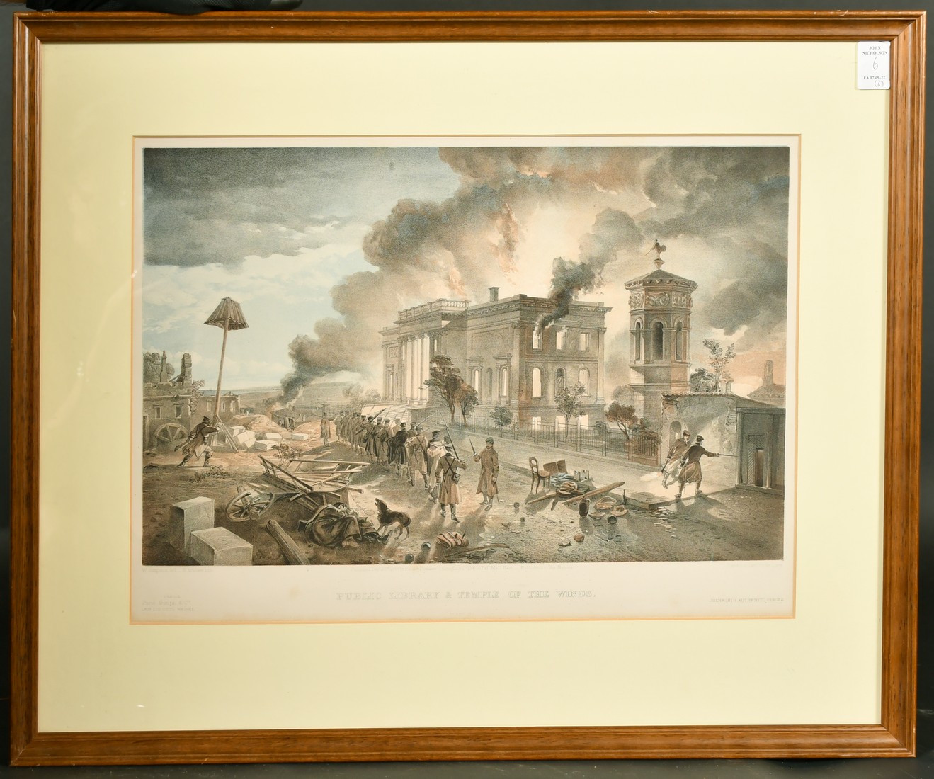 After William Simpson (1823-1899), a set of six lithographs from 'Seat of War in the East', - Image 4 of 7