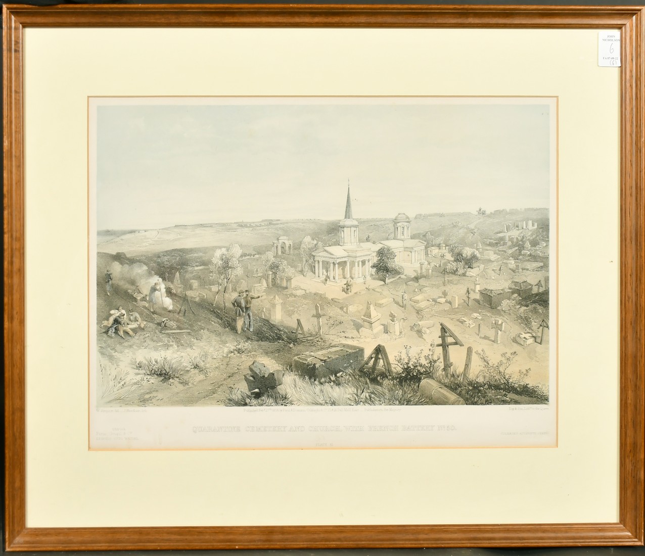 After William Simpson (1823-1899), a set of six lithographs from 'Seat of War in the East', - Image 7 of 7