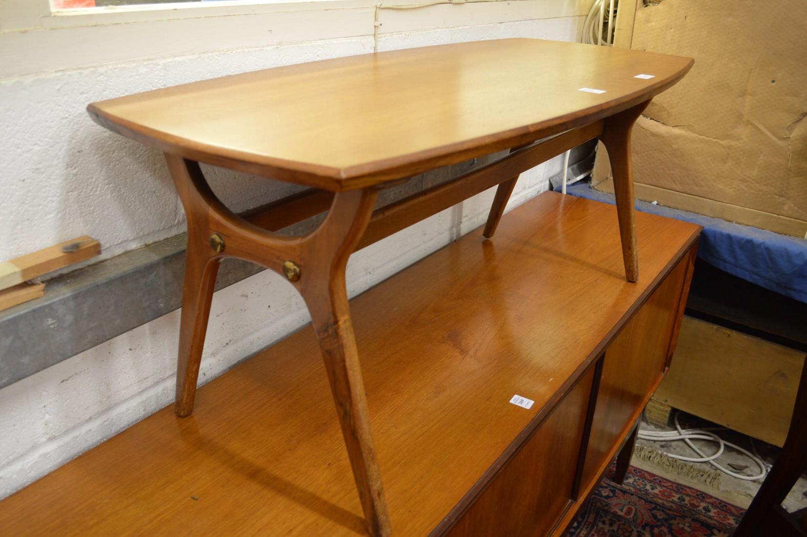 A Beresford and Hicks teak coffee table.