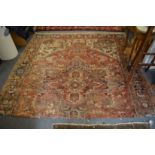 A Persian design carpet (reduced in length) 205cm x 220cm.