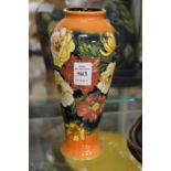 A Moorcroft collection club Victorian design tapering vase.