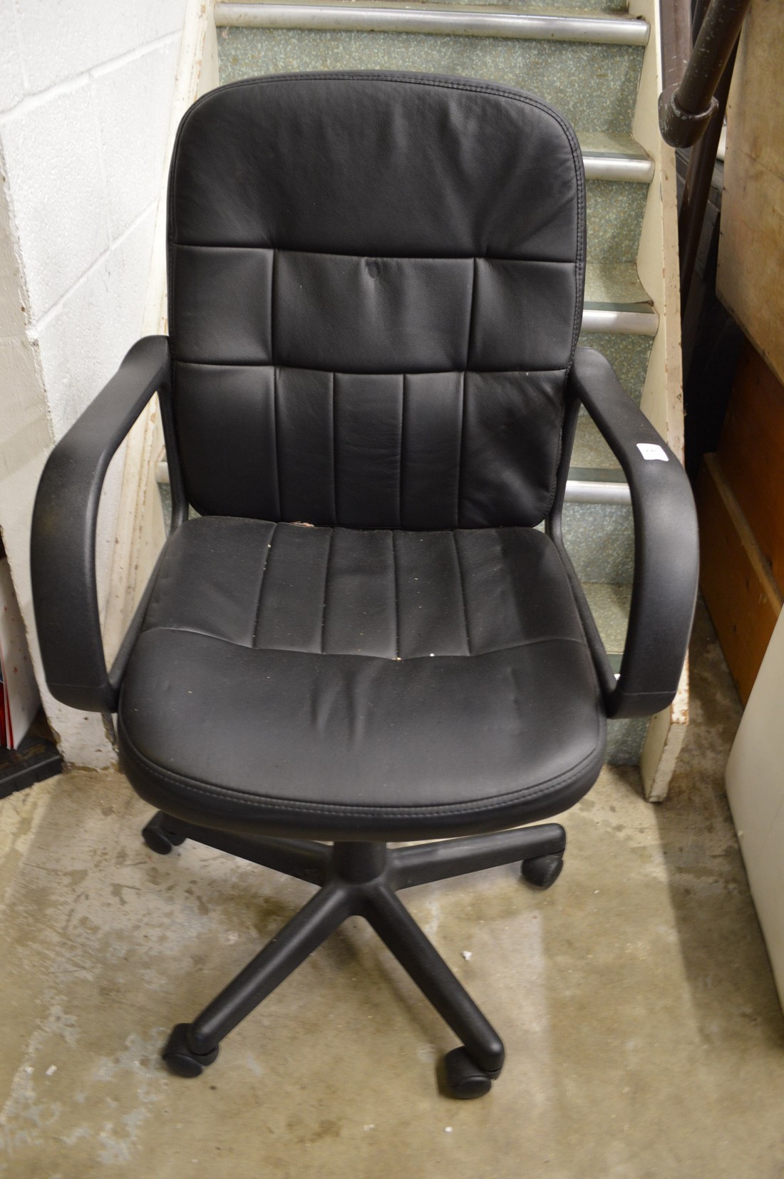 An office chair.