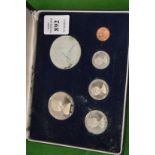 A British Virgin Islands proof set of coins.